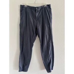 Mack‎ Weldon Jogger Pants Mens Large Blue Relaxed Lounge Casual Resort Travel